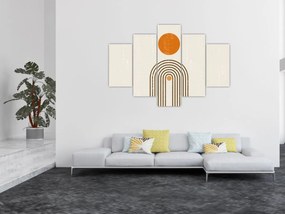 Tablou - Arcuri maro (150x105 cm)