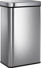 HOMCOM Coș de gunoi cu senzor 60 L cu capac cu închidere silențioasă, coș de gunoi automat de bucătărie din oțel inoxidabil, argintiu | Aosom Romania