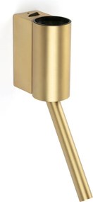 Aplica LED ambientala cu reader directionabil DANTE aurie 5W/3W 2700K