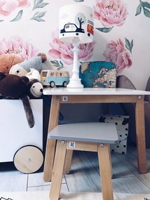 Scaun pentru copii Culoare Alb Zapada, WOODY SNOW