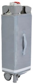 Patut pliant transformabil in tarc copii NOVOKIDS™ Indiana NEST, 62X125 cm, 2 Niveluri, Jucarie Carusel muzical, Fermoar acces lateral, Geanta bebe,