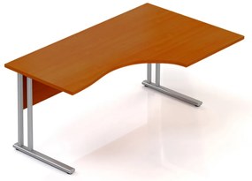 Masa ergonomica Visio 160 x 100 cm, dreapta, cires