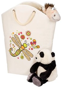 Coș de rufe din material textil 58 l Rollin'Art Libelle – Wenko