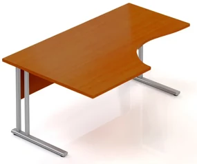 Masa ergonomica Visio 160 x 100 cm, stanga, cires