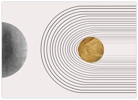 Tablou pe sticlă - Arcuri rustice N⁰1 (70x50 cm)