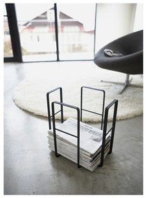 Suport pentru reviste și ziare YAMAZAKI Tower, negru