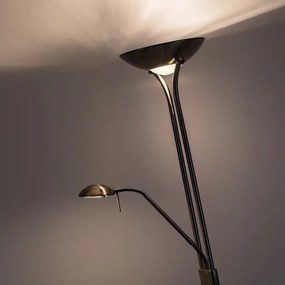 Lampă de podea dimmabilă SCARLETT Brilagi, 1xR7s/230W/230V + 1xG9/40W, bronz