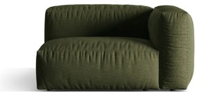 Modul pentru canapea modulară verde (cu colț pe partea dreaptă) Martina – Micadoni Home