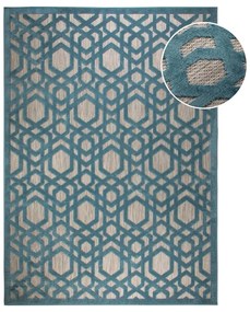 Covor de exterior albastru tip traversă 150x80 cm Oro - Flair Rugs