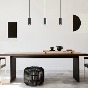 Lustră pe cablu ROBBY 1xGU10/35W/230V neagră Globo 57911HB