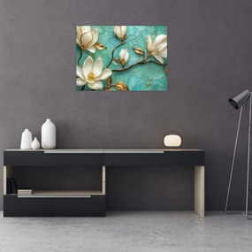 Tablou - Magnolii 3D (70x50 cm)