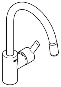 GROHE 32671002 - Baterie pentru chiuvetă FEEL, crom lucios