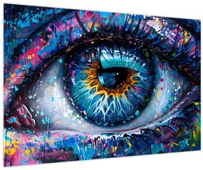 Tablou - Pictura ochilor (90x60 cm)