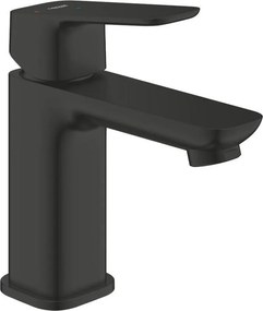 Baterie lavoar Grohe Cubeo S monocomanda finisaj negru mat cu ventil Push-Open