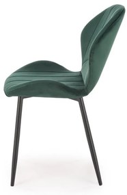 Scaun K538 velvet verde inchis H85 cm