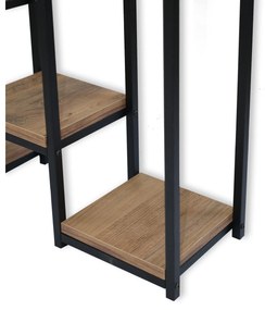 Ghiveci de flori decorativ Vopamo 2 (pin atlantic + negru). 1093630
