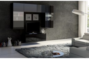 Mobilier living Calabria C10 (Negru) (fără iluminat). 1051630