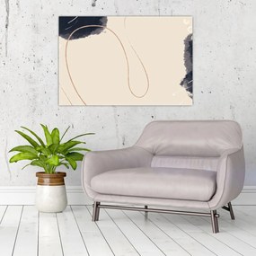 Tablou - Abstractizare bej (90x60 cm)