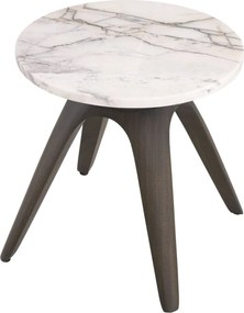Masuta laterala design LUX cu blat din marmura italiana Borre 40cm