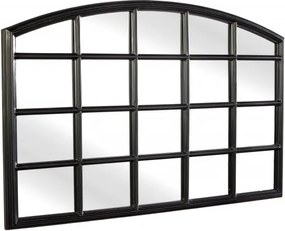 Oglinda decorativa design fereastra Paris 120cm negru