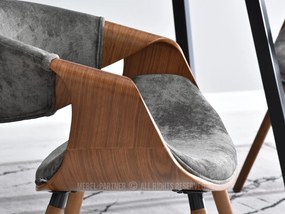 Scaun Bjorn K (gri + nuc). 1110939