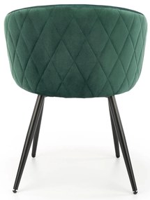 Scaun de sufragerie Kieth (verde închis). 1039623