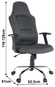 Scaun de birou Georgann gri. 752251