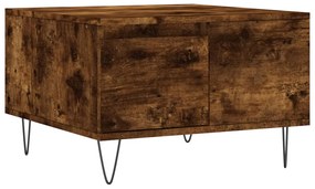 vidaXL Măsuță de cafea, stejar afumat, 55x55x36,5 cm, lemn prelucrat