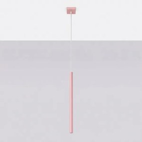 Sollux SL.2129 - Lustra suspendată pe cablu PASTELO 1xG9/8W/230V roz
