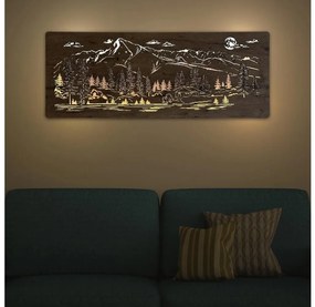 Li-Go 23524/DUB2 - Decorațiune LED de perete reglabilă LED/24W/230V 130x50 cm stejar