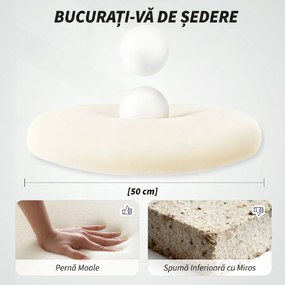 HOMCOM Scaun de birou ergonomic cu cotiere reglabile și tetieră, gri | Aosom Romania