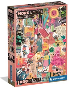 Colorat Design Puzzle Compact Fashion 1000 buc Clementoni