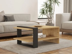 Măsuță de cafea Vipoba (antracit + stejar) . 1093185