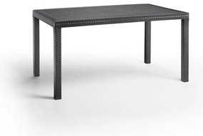 Masă de grădină din plastic Hella, grafit