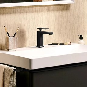 Baterie lavoar Hansgrohe Tecturis E monocomanda negru mat