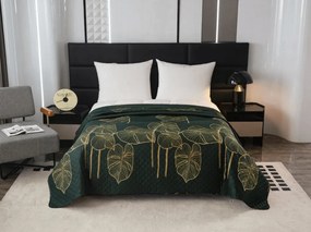 Cuvertura de pat VENECIA verde inchis Dimensiune: 170 x 210 cm