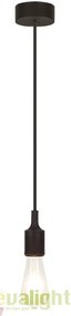 Lustra, Pendul design Industrial Style, finisaj negru, diametru 8cm, Roxy 1412 RX