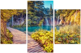Tablou - Lacurile Plitvice, Croația (90x60 cm)