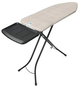 Masa de calcat Brabantia C 1008896, 124x45 cm, 7 pozitii de reglare, Suport generator de abur, Gri deschis