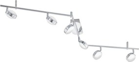 Eglo 54762 - Spot LED SALTO 6xLED/5,4W/230V crom lucios