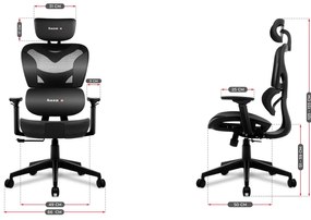 Fotoliu gaming Cruiser 8 (negru + carbon). 1087457