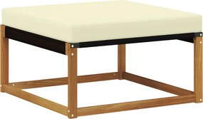 vidaXL Taburet pentru exterior Lemn Solid de Acacia natural