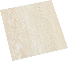 vidaXL Plăci de Pardoseală 55 pcs Bej 5,11 m² PVC