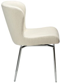 Scaun de dining crem tapițat Glam – DAN-FORM Denmark