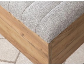 Bancă gri deschis/în culoare naturală Oceane – Bobochic Paris