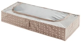 Cutie mică pentru depozitare Compactor Dots, 46 x 107 cm, bej