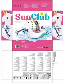 Vetro-Plus Inflatable Ring Unicorn, 218 x 160 x120 cm