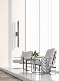 Aplica LED de perete iluminat ambiental DURBAN 30W neagra