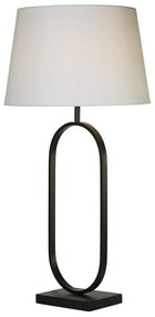 Veioza/Lampa de masa decorativa Modish negru/alb