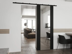 Uși culisante Kowesa 80 II (Negru) (cu oglindă). 1104672